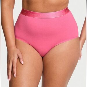 Victoria’s Secret Logo Cotton Modern Brief Panty Underwear. NWT